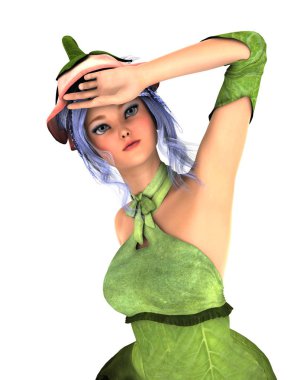 3d cg işleme bir peri