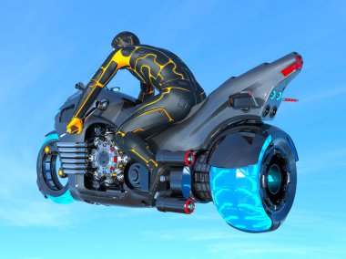 bir süper kahraman 3d cg render