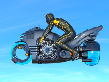 bir süper kahraman 3d cg render