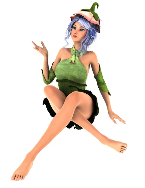 3D CG rendering of a fairy — Stock Photo, Image