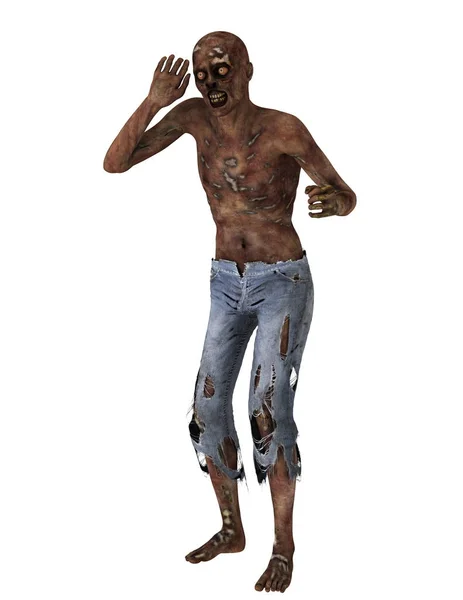 Vykreslování 3D cg zombie — Stock fotografie