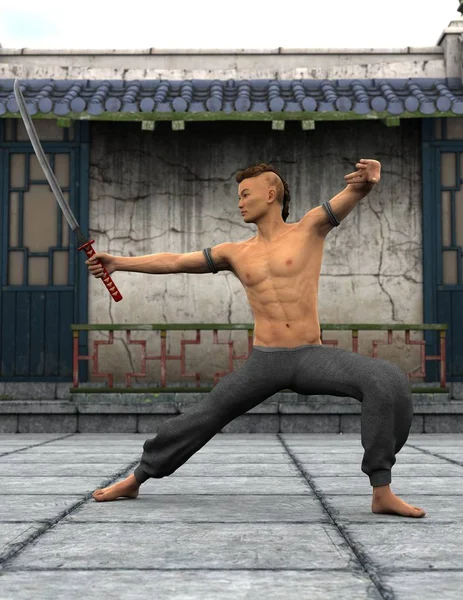 Maestro del kung fu — Foto de Stock