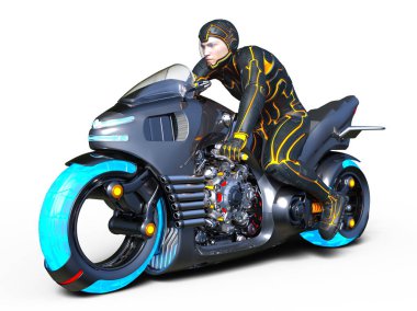 bir süper kahraman 3d cg render