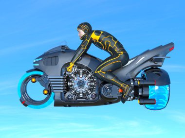 bir süper kahraman 3d cg render