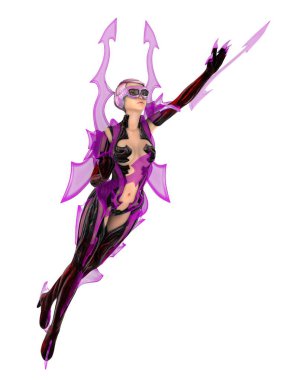 bir kadın Android 3d cg işleme