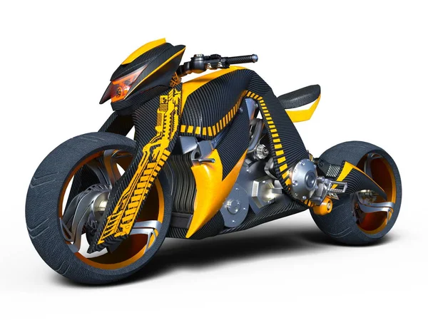 Rendering 3D CG di una moto — Foto Stock