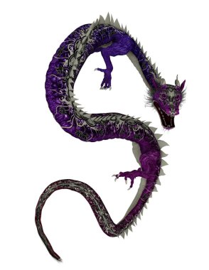 3d cg işleme bir ejderha