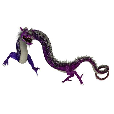 3d cg işleme bir ejderha