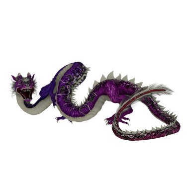 3d cg işleme bir ejderha