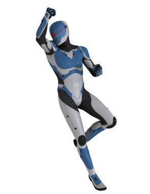 3d cg işleme bir robot