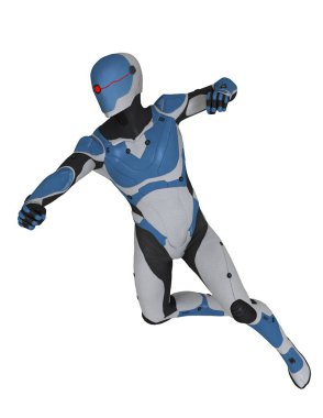 3d cg işleme bir robot