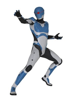 3d cg işleme bir robot