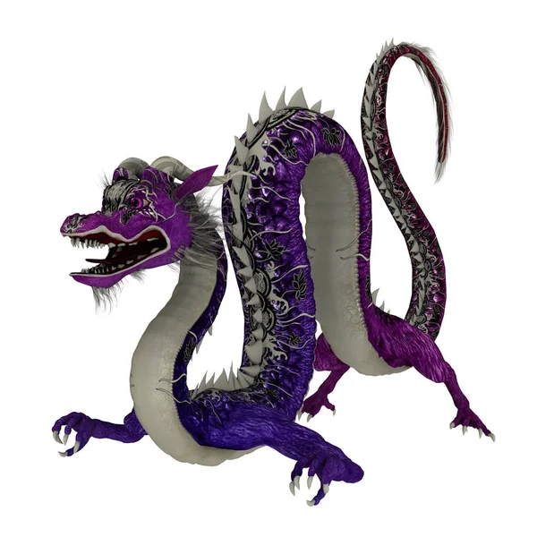 3D CG representación de un dragón — Foto de Stock