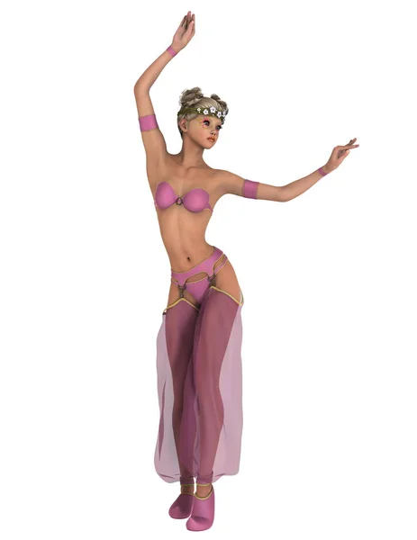 Rendering 3D CG di un ballerino — Foto Stock