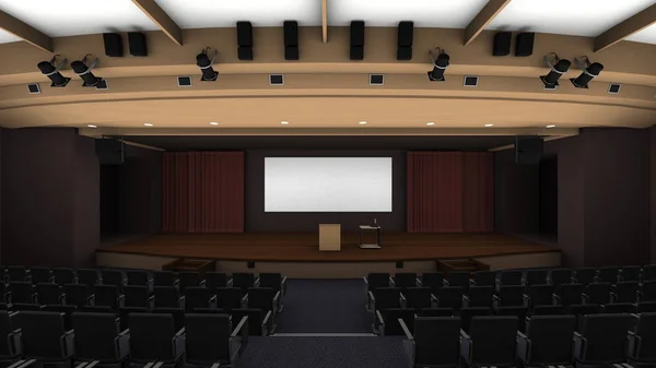 3D CG rendering of a stage — Stock Photo, Image