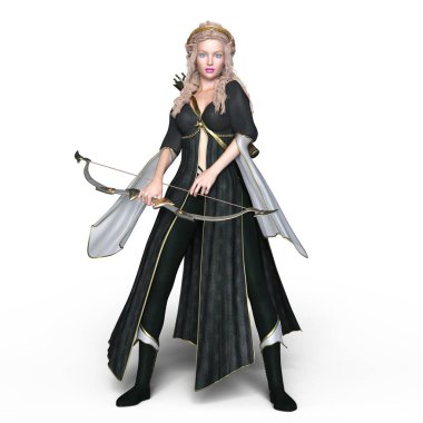 Usta bir okçu 3d cg işleme