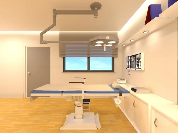 3D rendu 3D d'une salle de consultation — Photo