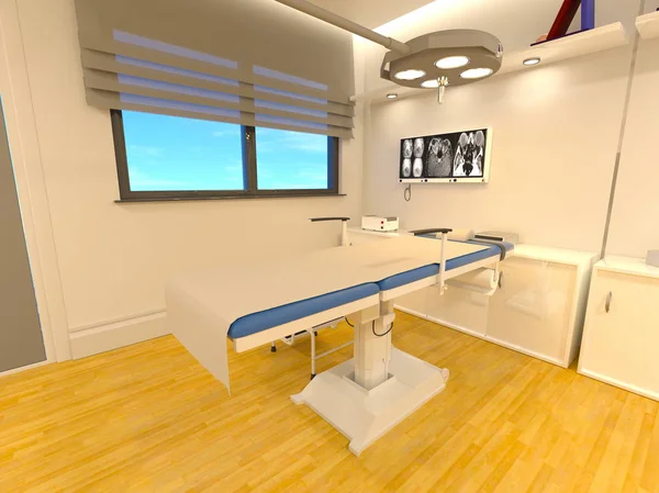 Rendering 3D CG di una sala di consultazione — Foto Stock