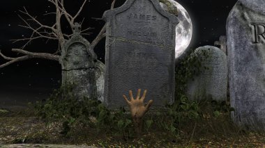 3d cg işleme bir zombi