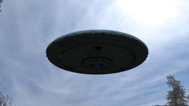 3d cg işleme bir UFO