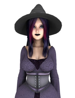 3d cg işleme bir cadı