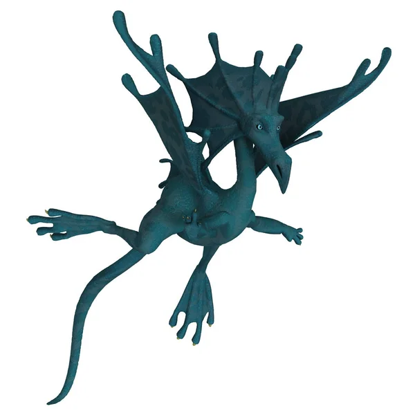 3D CG renderização de um monstro — Fotografia de Stock