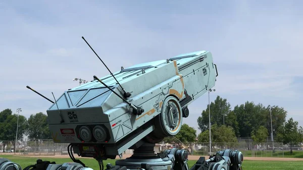 3D CG gengivelse af en kamp robot - Stock-foto