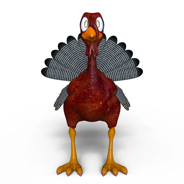 Representación 3D CG de un pavo — Foto de Stock