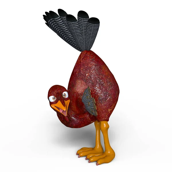 3D CG rendering of a turkey — Stock Photo, Image