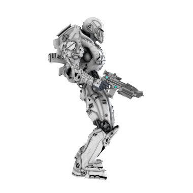 3d cg işleme bir robot