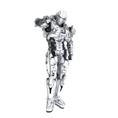 3d cg işleme bir robot