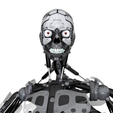 3d cg işleme bir robot