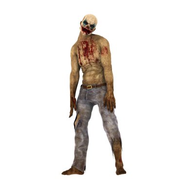 3d cg işleme bir zombi