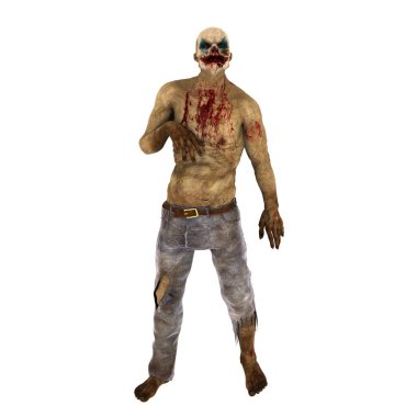 3d cg işleme bir zombi