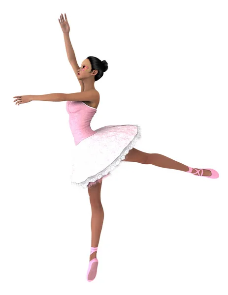 Bir balerin 3d cg render — Stok fotoğraf