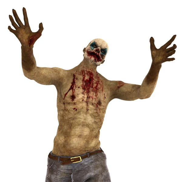 3D CG representación de un zombie —  Fotos de Stock