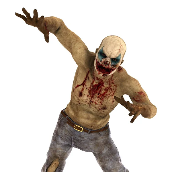 3D rendu 3D d'un zombie — Photo