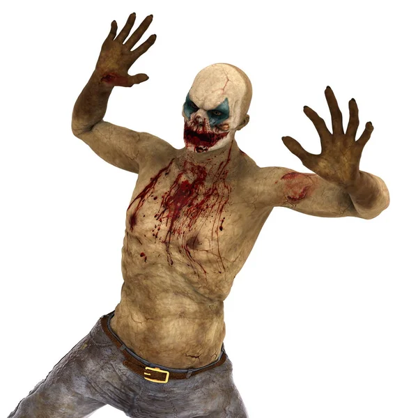 3D CG representación de un zombie — Foto de Stock