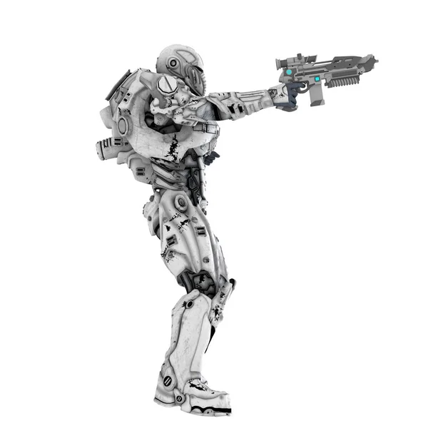 3D CG rendering of a robot — Stock Photo, Image