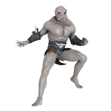 bir canavar 3d cg işleme