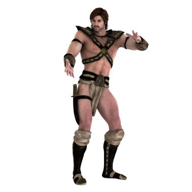 3d cg işleme bir gladyatör