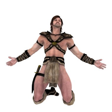 3d cg işleme bir gladyatör