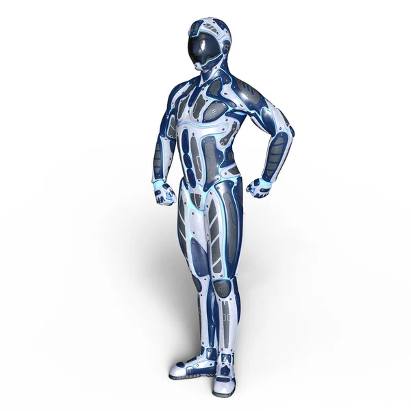 3D CG rendering of a cyborg — Stock Photo, Image