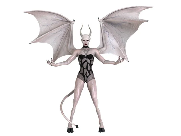 3D CG rendering of a devil woman — Stock Photo, Image