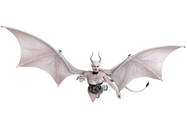 3D CG rendering dari seorang wanita setan — Stok Foto