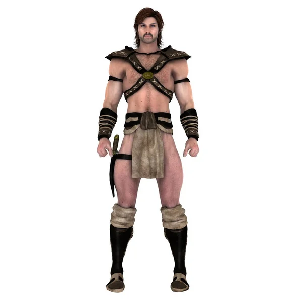 3D CG rendering of a gladiator — Stock Photo, Image