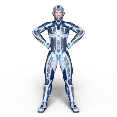 bir süper kahraman 3d cg render