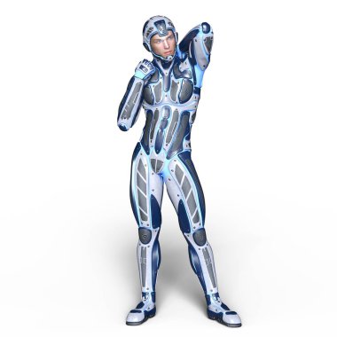 bir süper kahraman 3d cg render