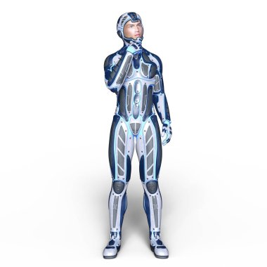 bir süper kahraman 3d cg render