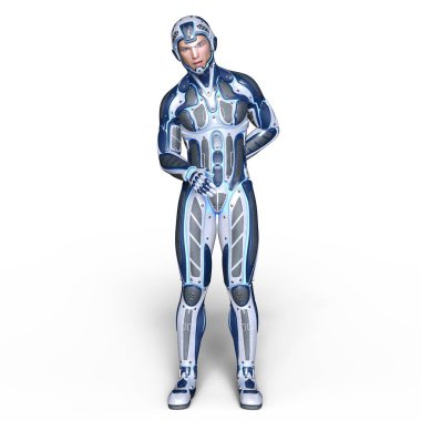 bir süper kahraman 3d cg render